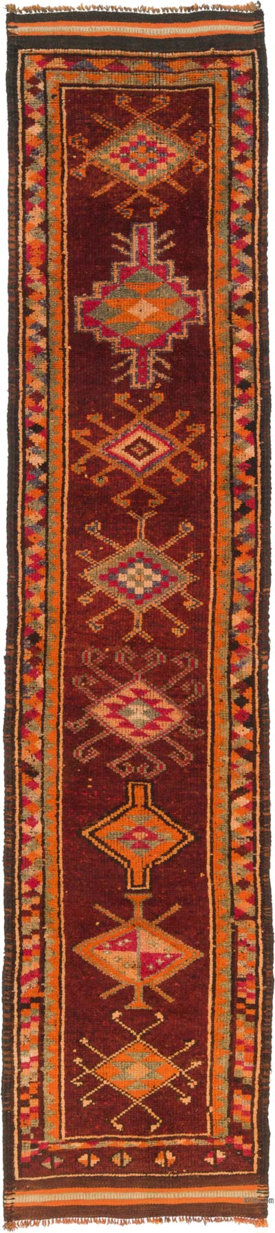 Vintage Anadolu Yolluk - 84 cm x 385 cm