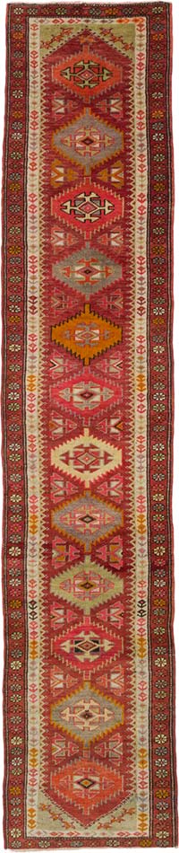 Vintage Anadolu Yolluk - 92 cm x 440 cm