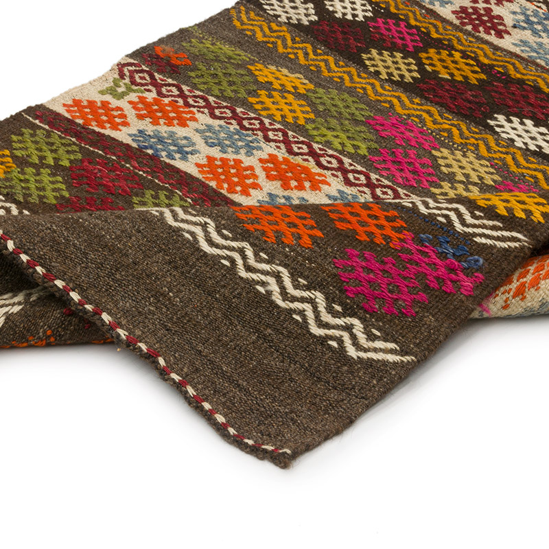 Corredor Vintage Anatolian Kilim - 77 cm x 255 cm - K0085297