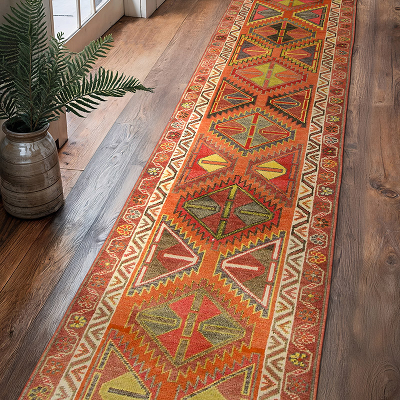 Vintage Anadolu Yolluk - 87 cm x 396 cm - K0085300