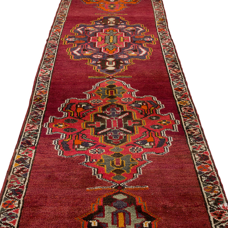 Vintage Tribal Runner Rug - 3' 1" x 16' 11" (37" x 203") - K0085306
