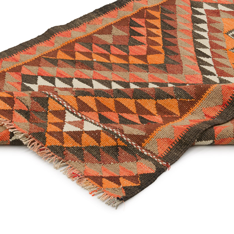 Vintage Herki Kilim Yolluk - 93 cm x 331 cm - K0085308
