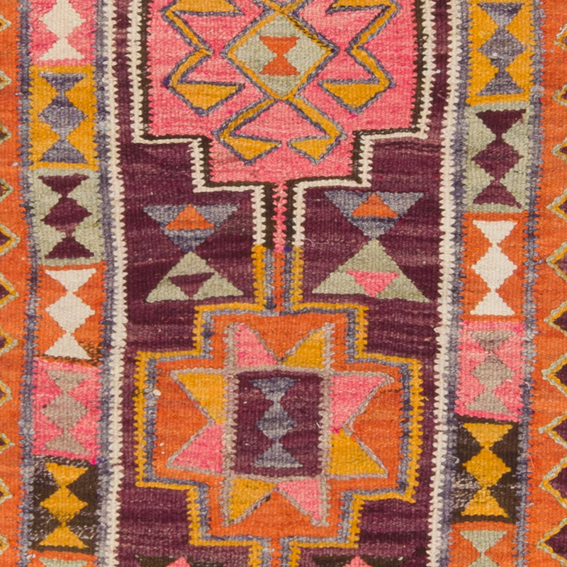 Corredor Vintage Herki Kilim - 84 cm x 278 cm - K0085310