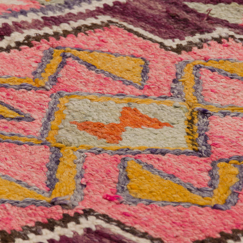 Corredor Vintage Herki Kilim - 84 cm x 278 cm - K0085310