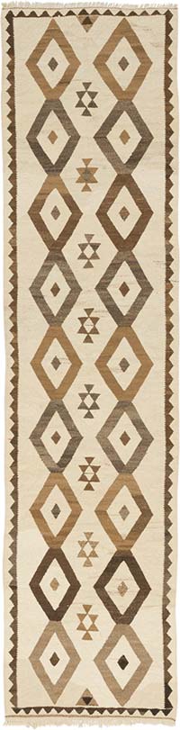 Corredor Vintage Herki Kilim - 90 cm x 355 cm