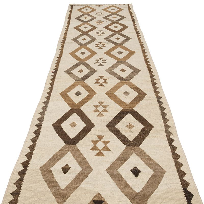 Corredor Vintage Herki Kilim - 90 cm x 355 cm - K0085311