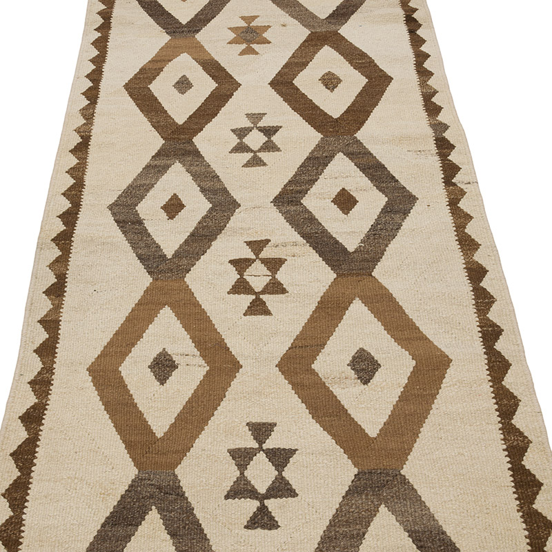 Corredor Vintage Herki Kilim - 90 cm x 355 cm - K0085311