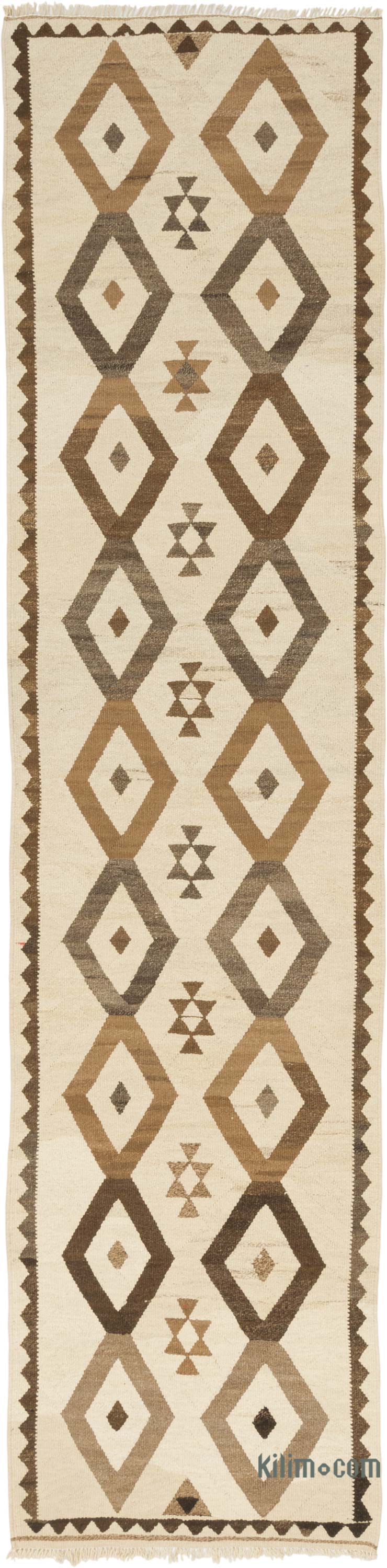 Corredor Vintage Herki Kilim - 90 cm x 355 cm - K0085311