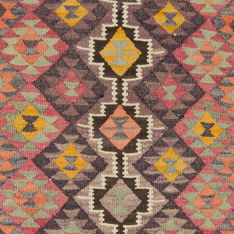 Vintage Herki Kilim Runner - 3'  x 11'  (36" x 132") - K0085313