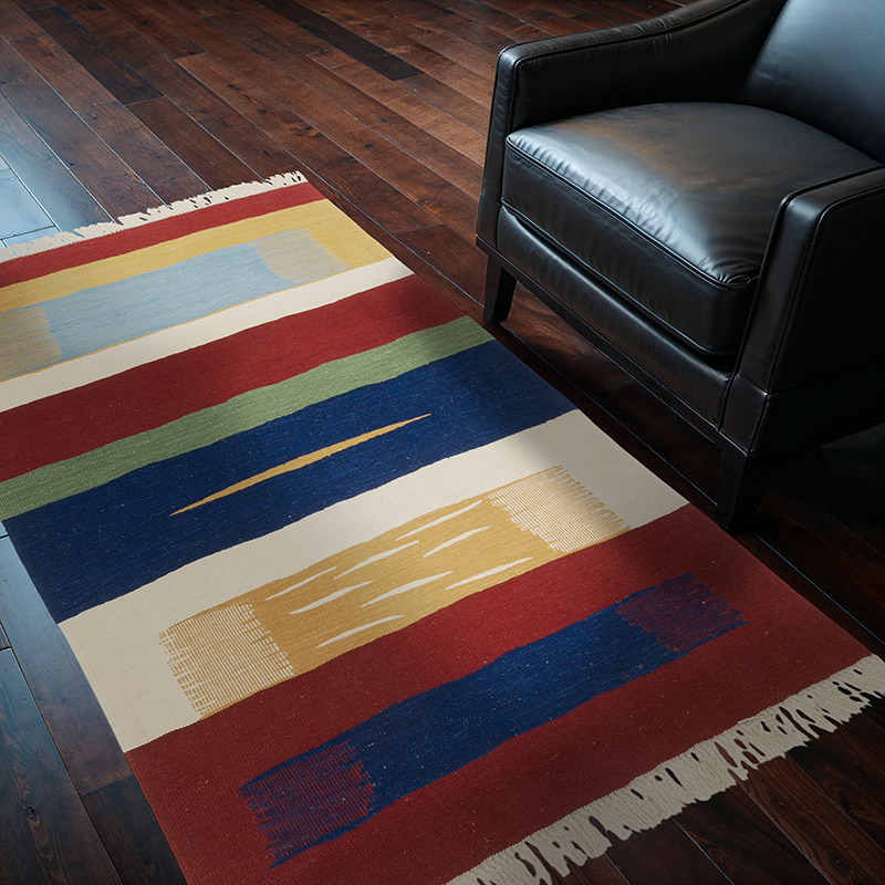 New Handwoven Turkish Kilim Rug - K0085314