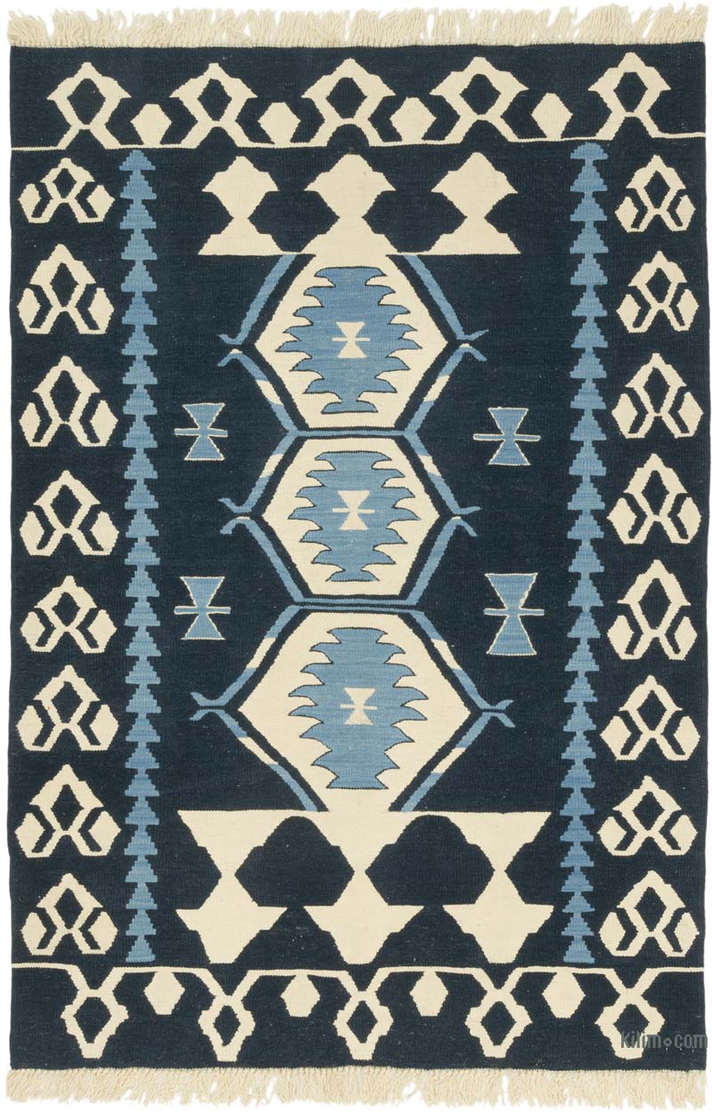 Yeni Kök Boya El Dokuma Kilim - K0085315