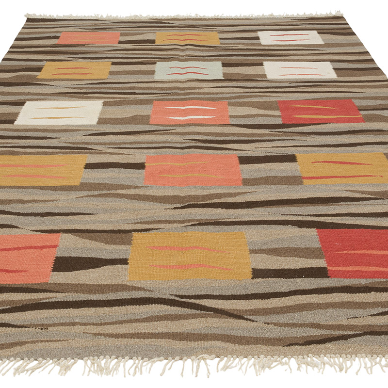 New Handwoven Turkish Kilim Rug - K0085316