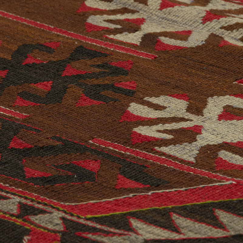 Vintage Corum Kilim Rug - 6' 5" x 14' 8" (77" x 176") - K0085319