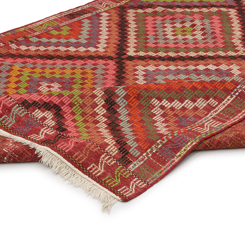 Vintage Anatolian Jijim Rug - 6'  x 10' 7" (72" x 127") - K0085322