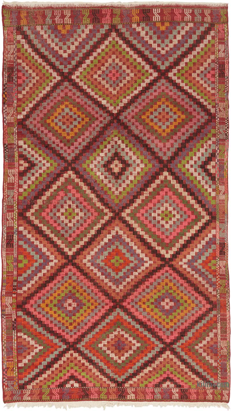 Vintage Anatolian Jijim Rug - 6'  x 10' 7" (72" x 127") - K0085322