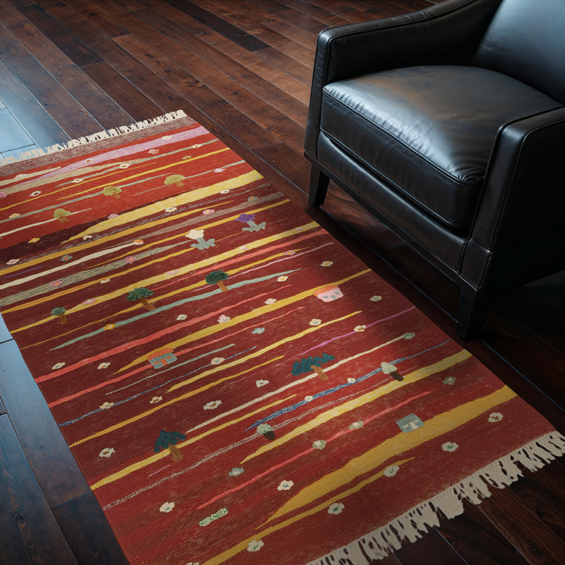 Yeni Kök Boya El Dokuma Kilim - K0085323