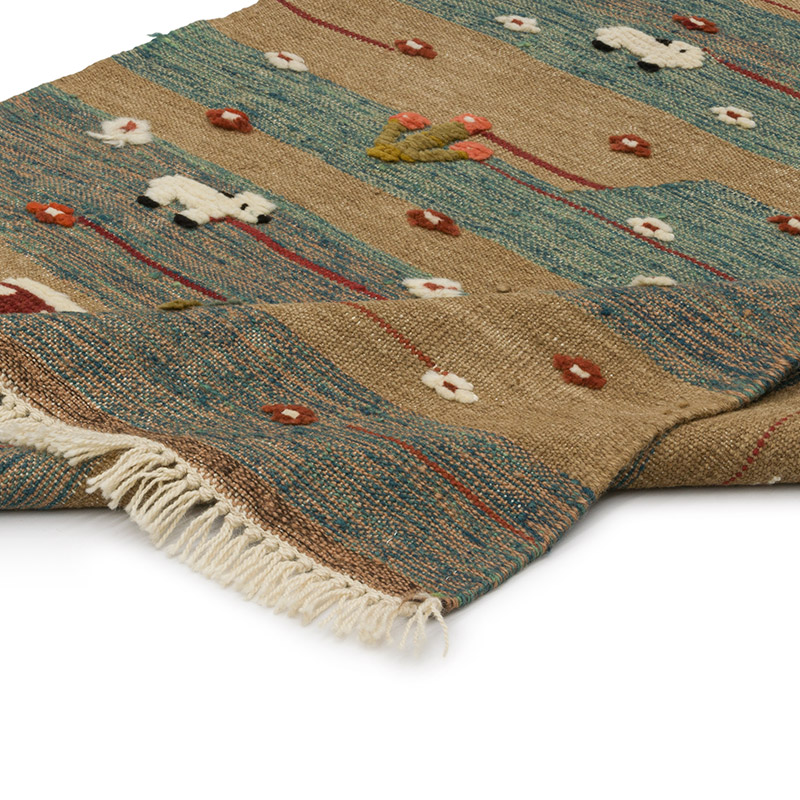 New Handwoven Turkish Kilim Rug - K0085325