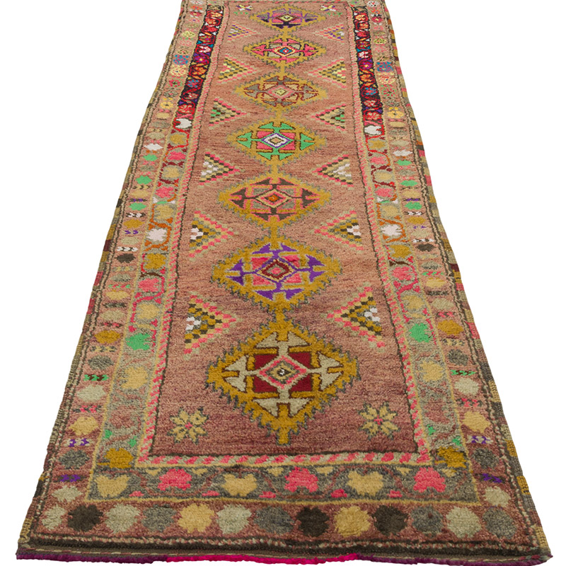 Alfombra Vintage de pasillo - 82 cm x 300 cm - K0085328