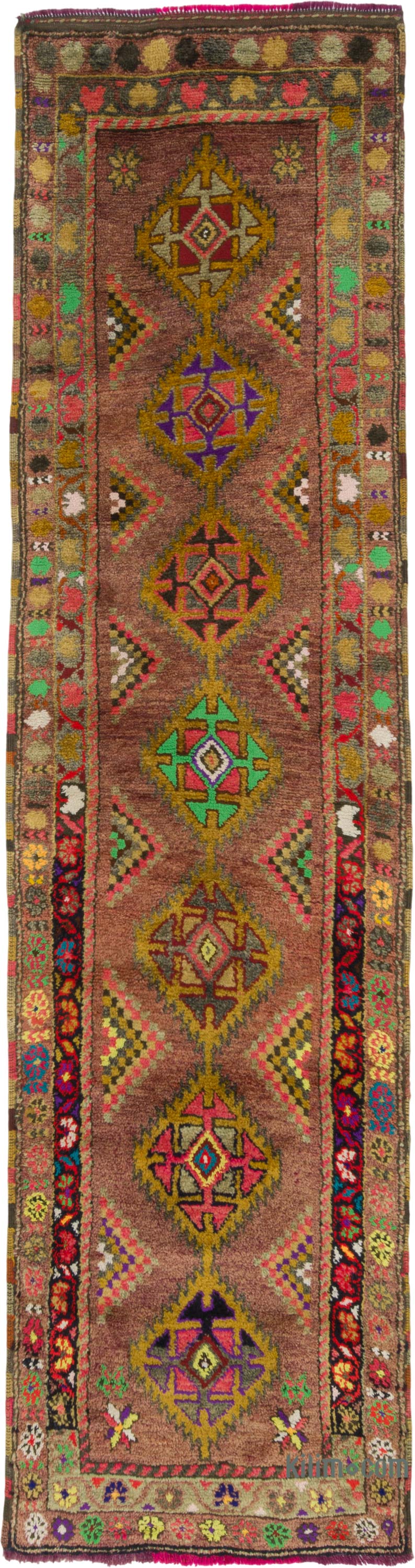Alfombra Vintage de pasillo - 82 cm x 300 cm - K0085328