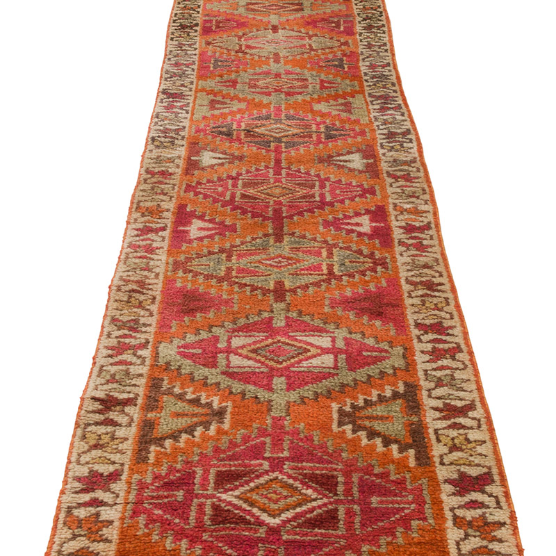 Alfombra Vintage de pasillo - 64 cm x 353 cm - K0085330