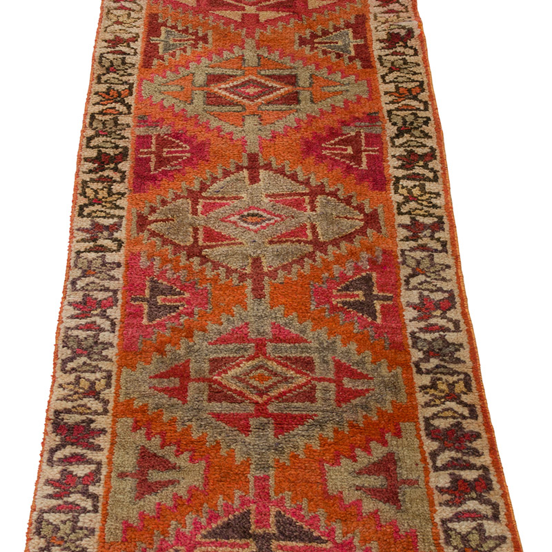 Alfombra Vintage de pasillo - 64 cm x 353 cm - K0085330