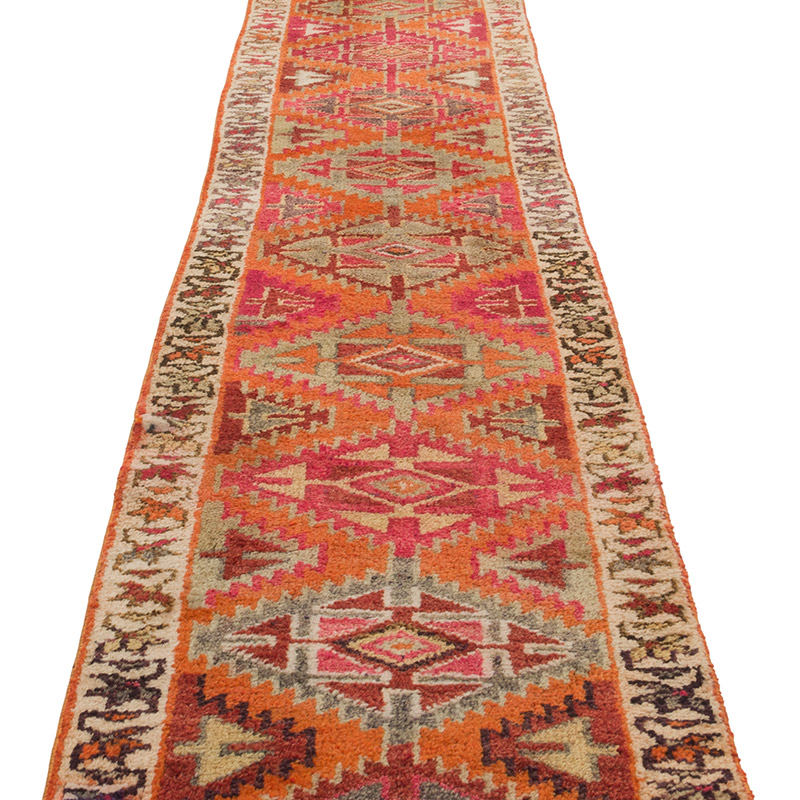 Alfombra Vintage de pasillo - 64 cm x 353 cm - K0085330
