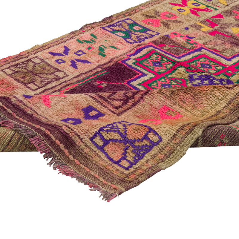 Vintage Tribal Runner Rug - 3' 1" x 10' 10" (37" x 130") - K0085334