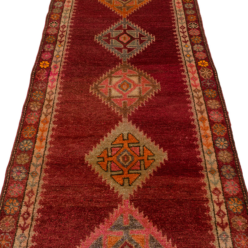 Vintage Anadolu Yolluk - 87 cm x 355 cm - K0085336