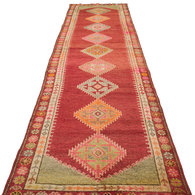 Vintage Anadolu Yolluk - 87 cm x 355 cm - K0085336
