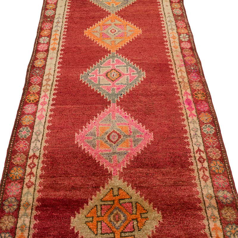Vintage Anadolu Yolluk - 87 cm x 355 cm - K0085336