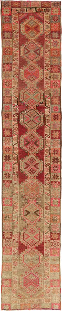 Alfombra Vintage de pasillo - 83 cm x 409 cm