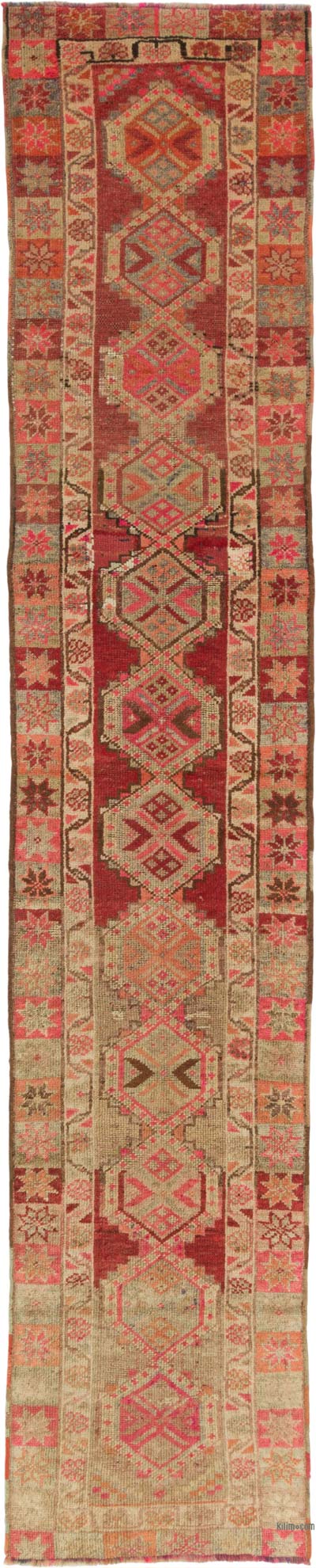Vintage Anadolu Yolluk - 83 cm x 409 cm