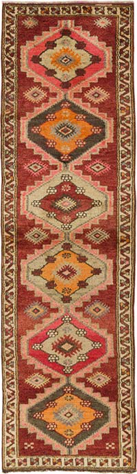Vintage Anadolu Yolluk - 90 cm x 318 cm