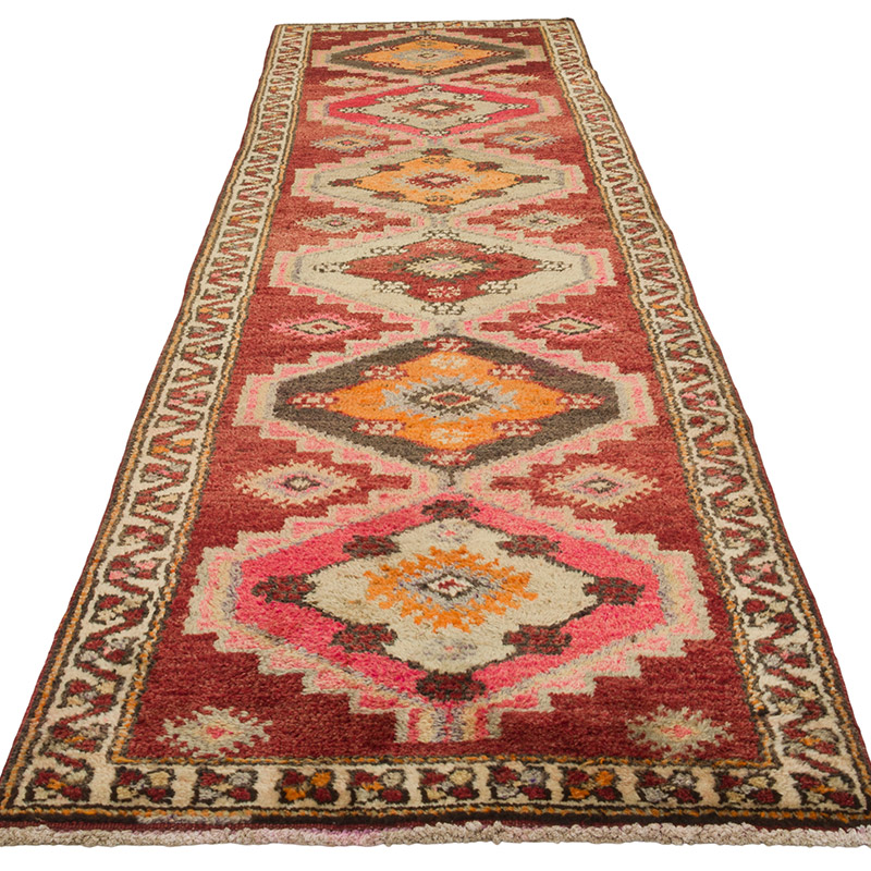 Vintage Anadolu Yolluk - 90 cm x 318 cm - K0085340