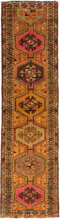 Alfombra Vintage de pasillo - 94 cm x 344 cm
