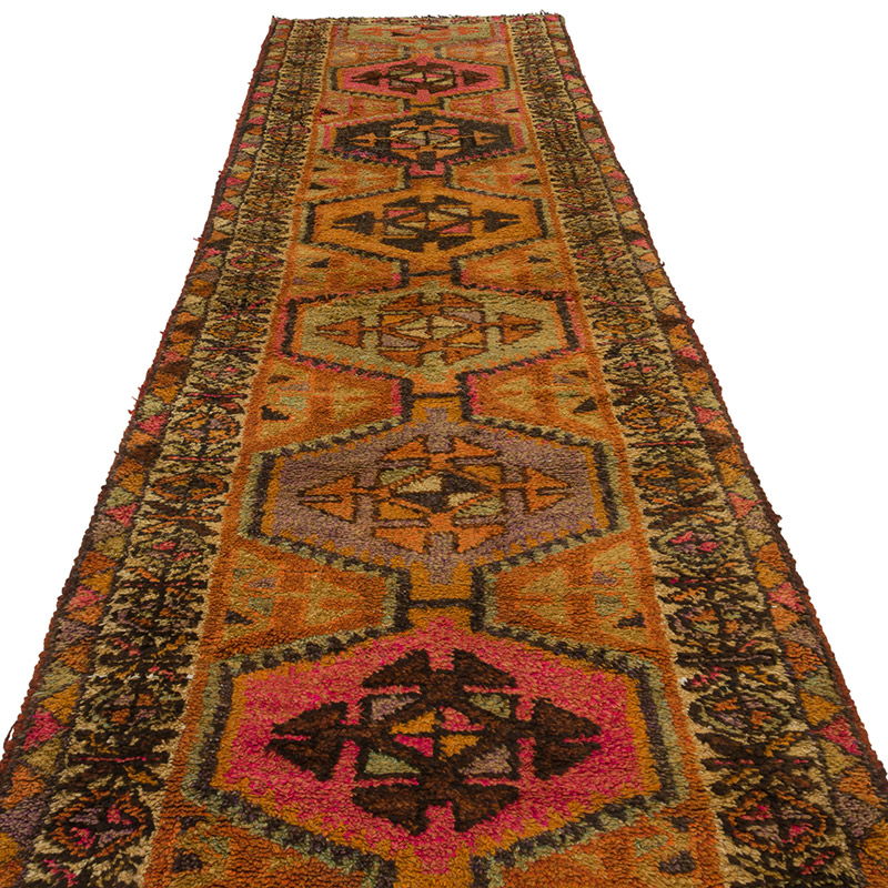 Alfombra Vintage de pasillo - 94 cm x 344 cm - K0085342