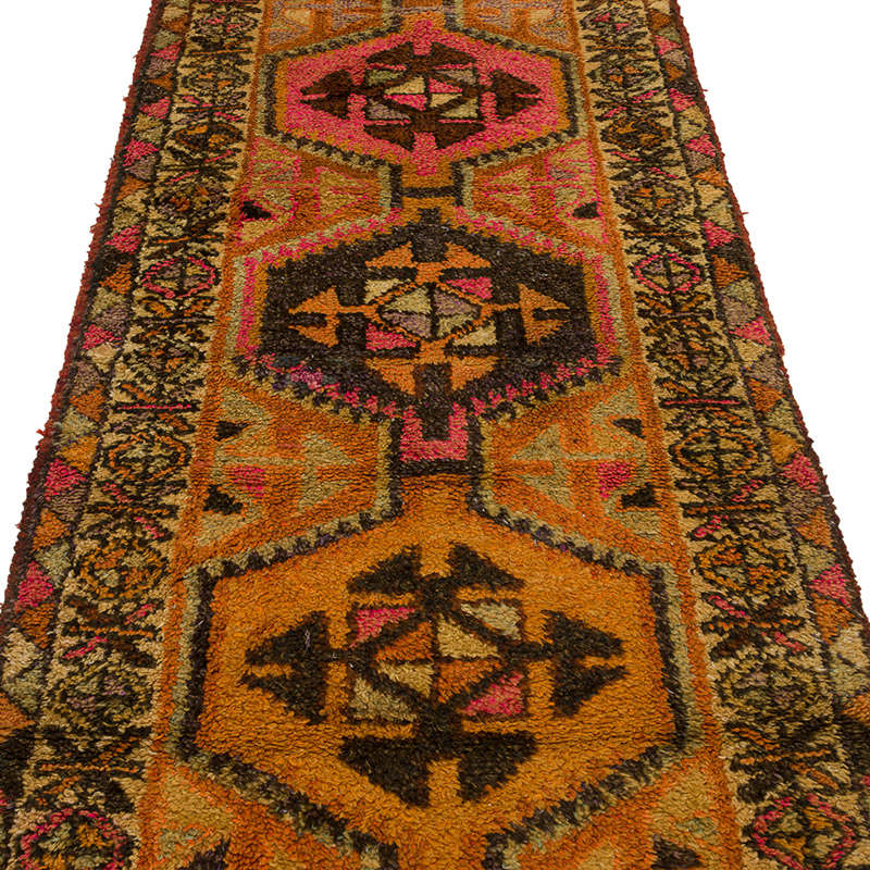Alfombra Vintage de pasillo - 94 cm x 344 cm - K0085342