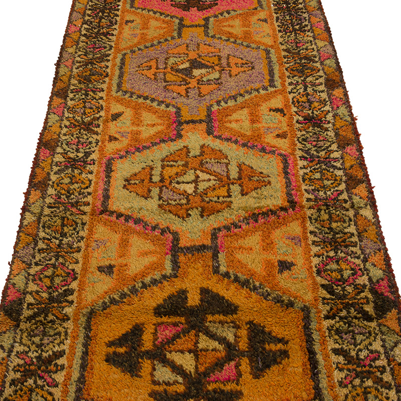Alfombra Vintage de pasillo - 94 cm x 344 cm - K0085342