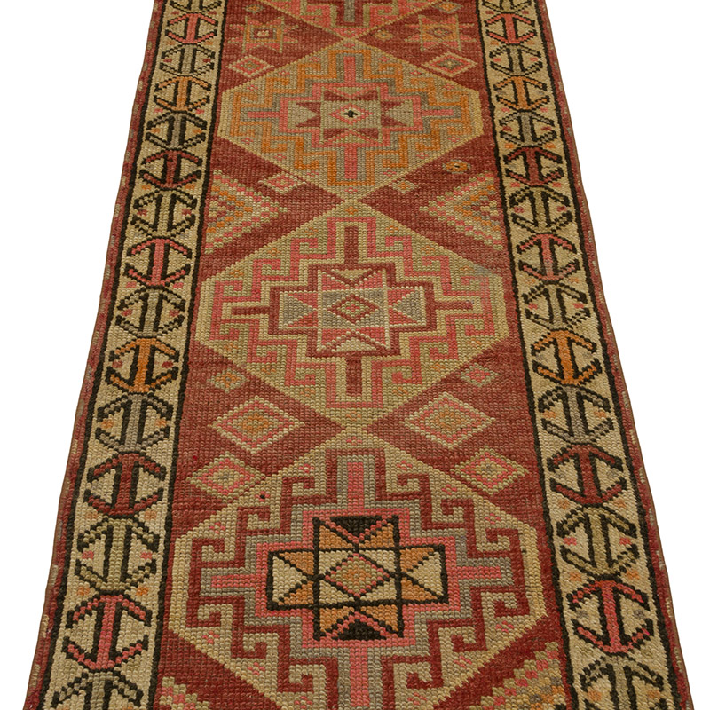 Alfombra Vintage de pasillo - 68 cm x 345 cm - K0085344