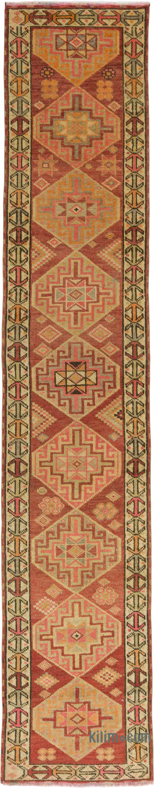 Alfombra Vintage de pasillo - 68 cm x 345 cm - K0085344