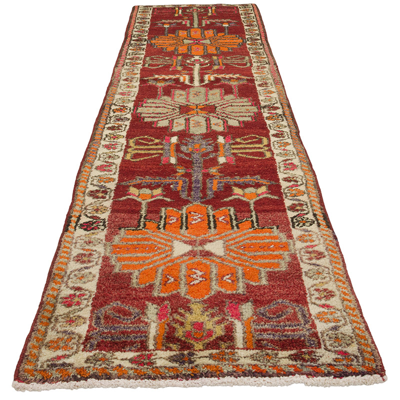 Vintage Tribal Runner Rug - 2' 10" x 10' 9" (34" x 129") - K0085345