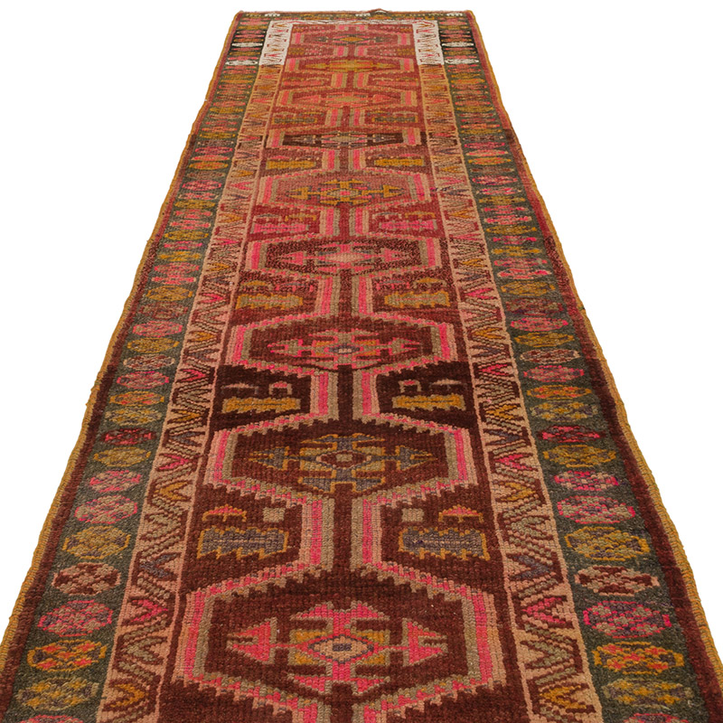 Alfombra Vintage de pasillo - 91 cm x 368 cm - K0085346