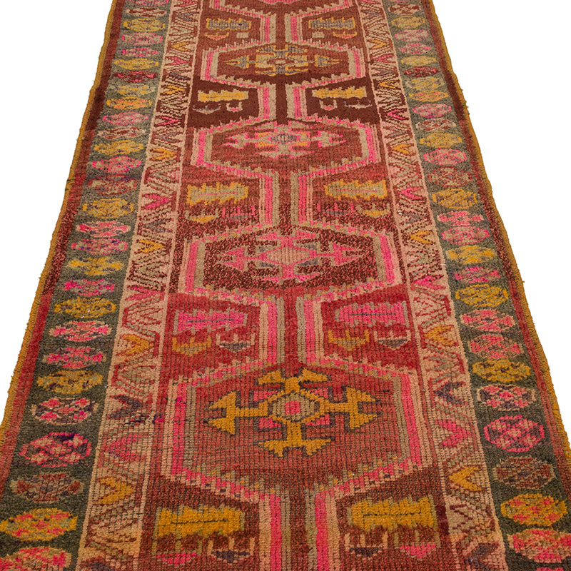Alfombra Vintage de pasillo - 91 cm x 368 cm - K0085346
