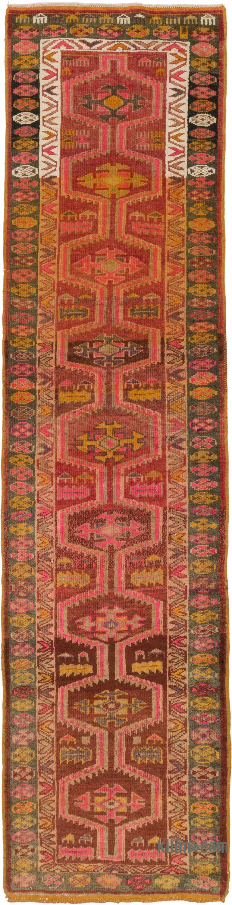 Alfombra Vintage de pasillo - 91 cm x 368 cm - K0085346