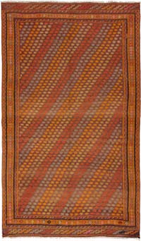Vintage Anatolian Jijim Rug - 6' 3" x 10' 5" (75" x 125")