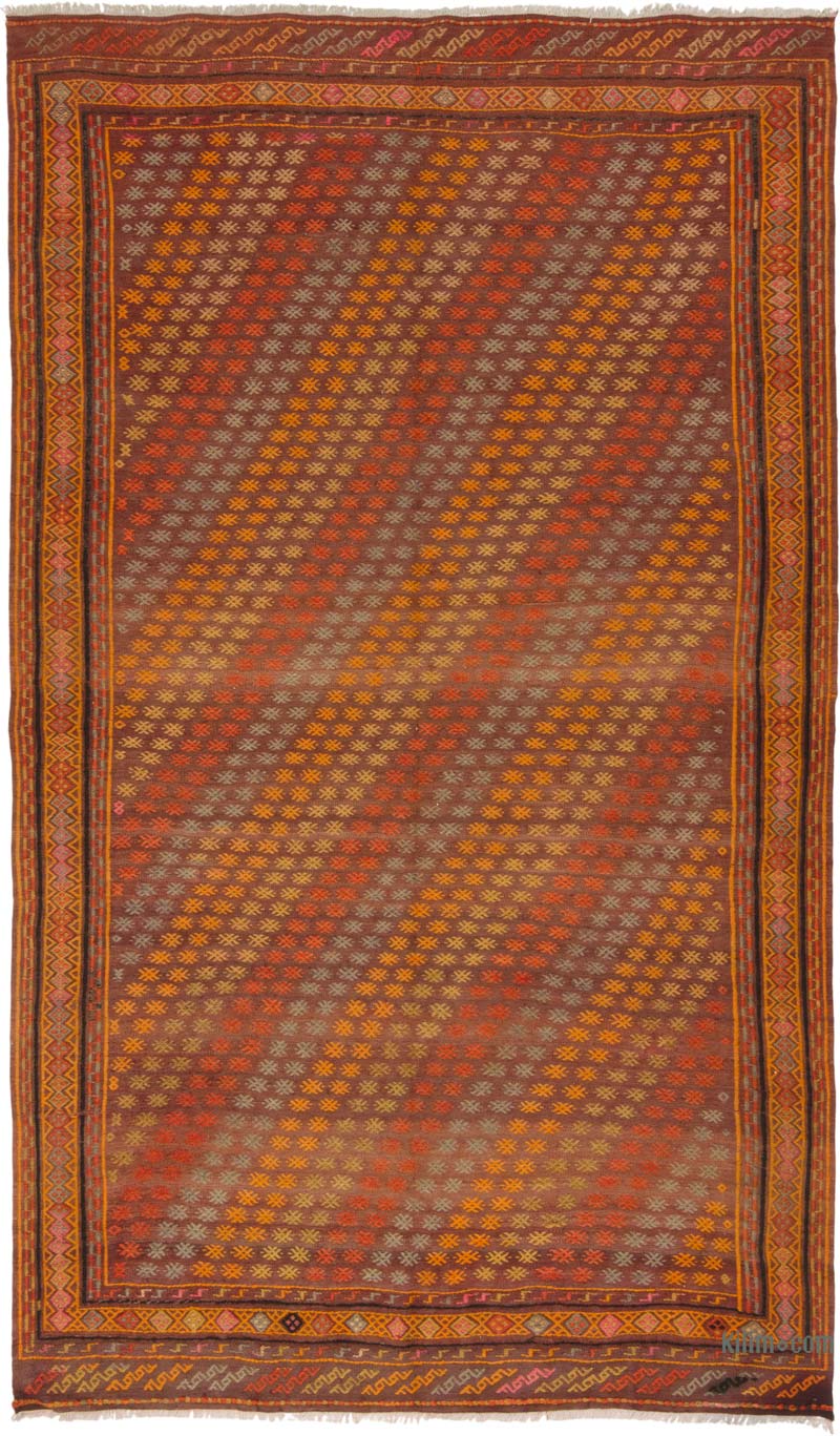 Vintage Anatolian Jijim Rug - 6' 3" x 10' 5" (75" x 125") - K0085349