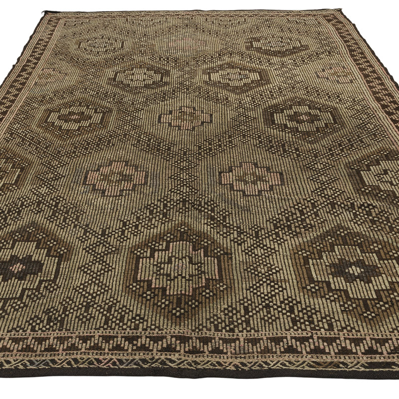 Vintage Anatolian Jijim Rug - 6'  x 9' 5" (72" x 113") - K0085350