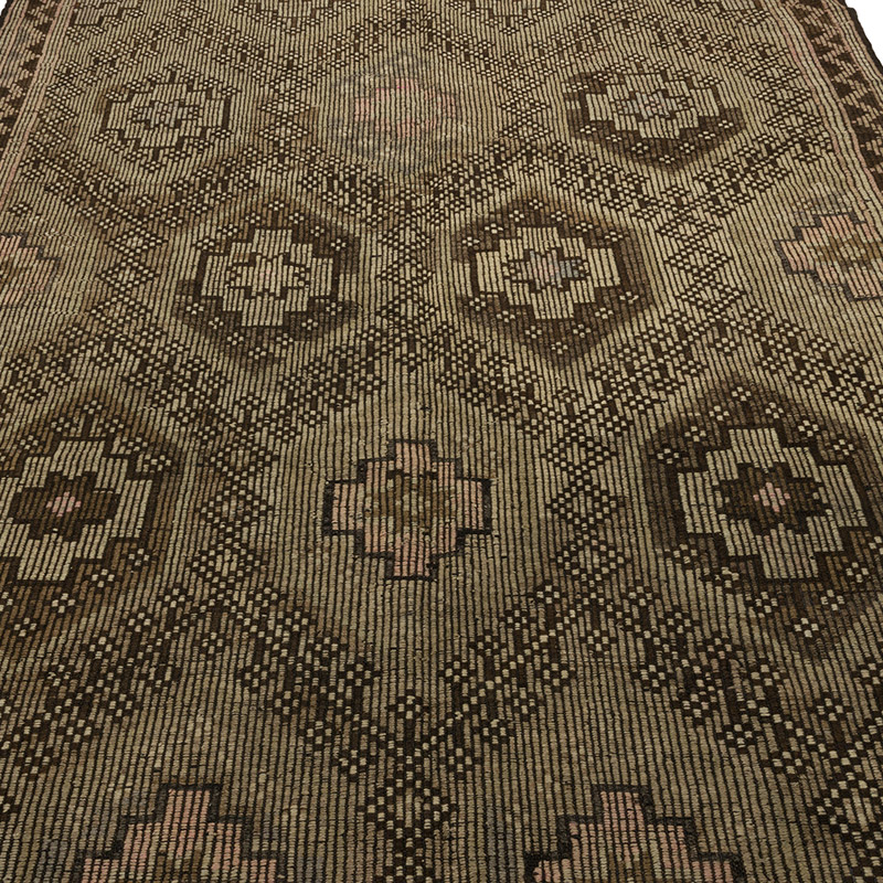 Vintage Anatolian Jijim Rug - 6'  x 9' 5" (72" x 113") - K0085350