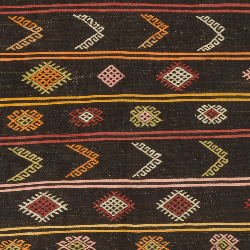 Alfombra Vintage Anatolian Kilim - 210 cm x 372 cm - K0085354
