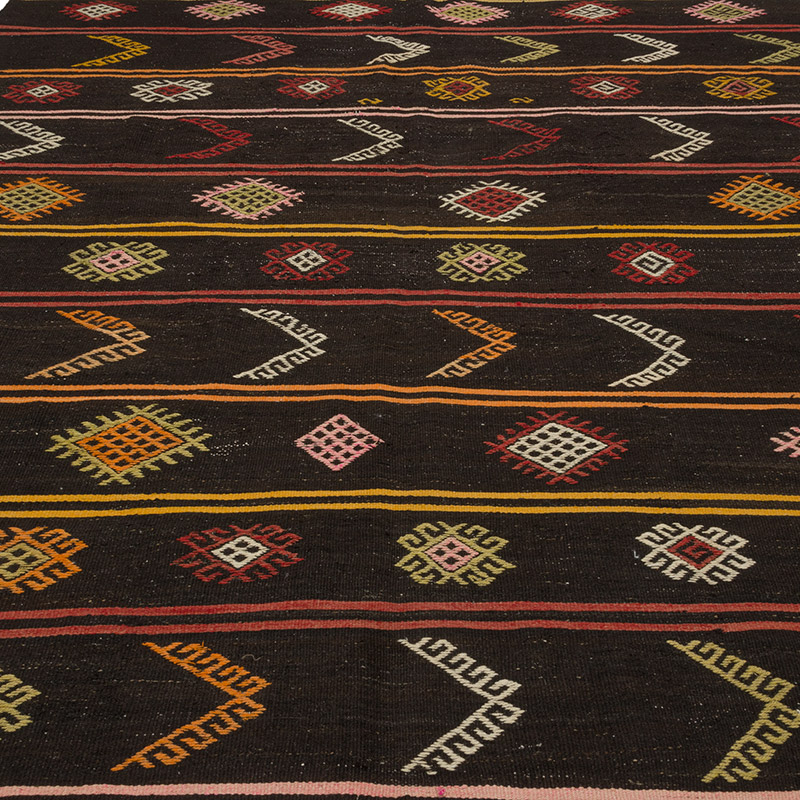 Alfombra Vintage Anatolian Kilim - 210 cm x 372 cm - K0085354